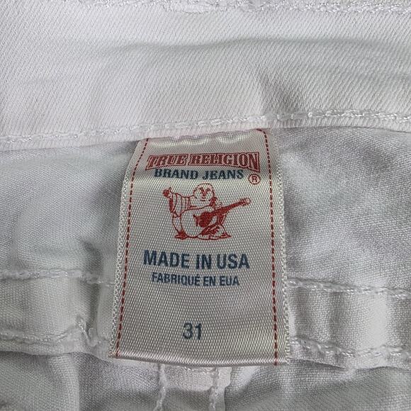 True Religion Jeans Womens 31 White Casey Low Rise Skinny Stretch Denim USA - Picture 2 of 16